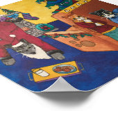 クリスマスサンタ・サプライズ・キャッツ ポスター (角)