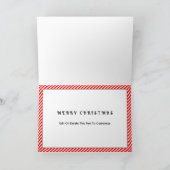 クリスマスサンタ シーズンカード (内部)