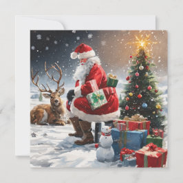 クリスマスサンタ シーズンカード