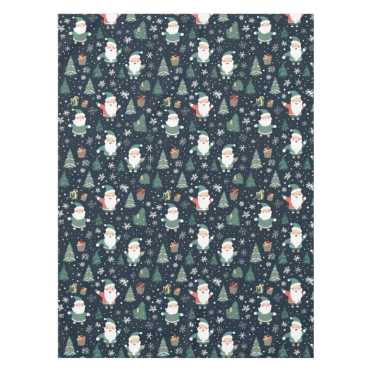 クリスマスサンタ テーブルクロス (正面)