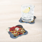 クリスマスサンタ&トナカイ紙コースター ペーパーコースター (インサイチュ)