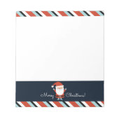 クリスマスサンタ ノートパッド (正面)