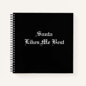 クリスマスサンタ ノートブック (正面)