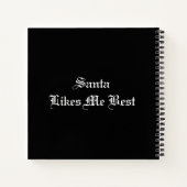 クリスマスサンタ ノートブック (裏面)