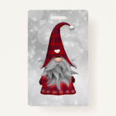 クリスマスサンタ バッジ (裏面)