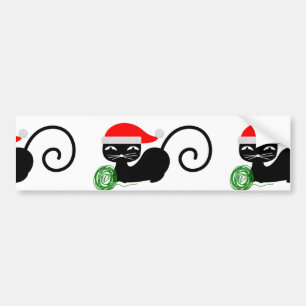 クリスマスサンタ バンパーステッカー