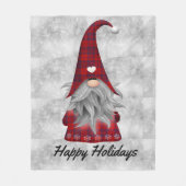 クリスマスサンタ フリースブランケット (正面)