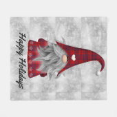 クリスマスサンタ フリースブランケット (正面(横))