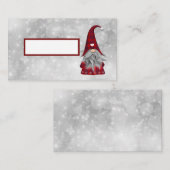 クリスマスサンタ プレイスカード (正面/裏面)