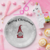 クリスマスサンタ ペーパープレート (パーティー)