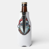 クリスマスサンタ ボトルクーラー (ボトル裏面)