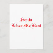 クリスマスサンタ ポストカード (正面)