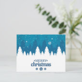 クリスマスサンタ ポストカード (スタンド正面)