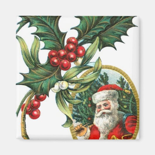 クリスマスサンタ マグネット (正面)