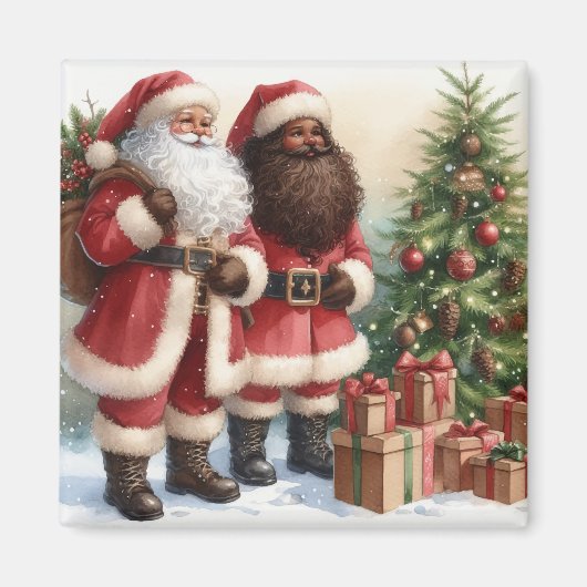 クリスマスサンタ マグネット (正面)