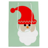 クリスマスサンタ ミディアムペーパーバッグ (裏面)