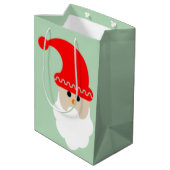 クリスマスサンタ ミディアムペーパーバッグ (裏面アングル)
