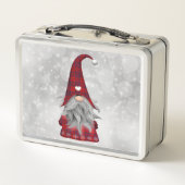 クリスマスサンタ メタルランチボックス (裏面)