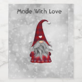 クリスマスサンタ ワインラベル (シングルラベル)