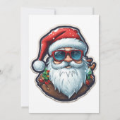 クリスマスサンタ 招待状 (裏面)