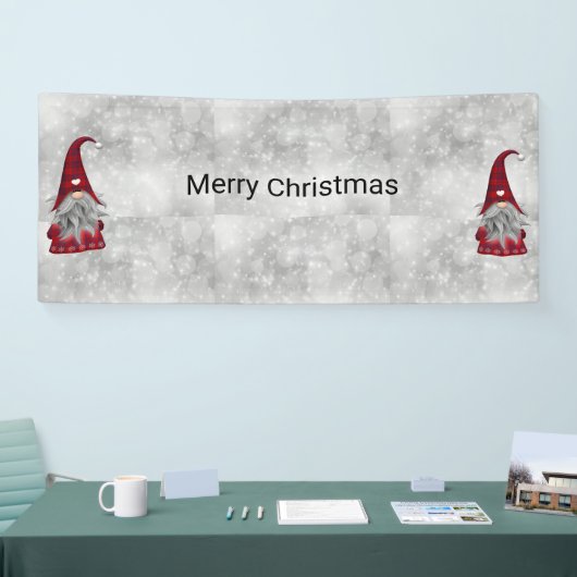 クリスマスサンタ 横断幕 (トレードショー)