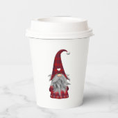 クリスマスサンタ 紙コップ (裏面)