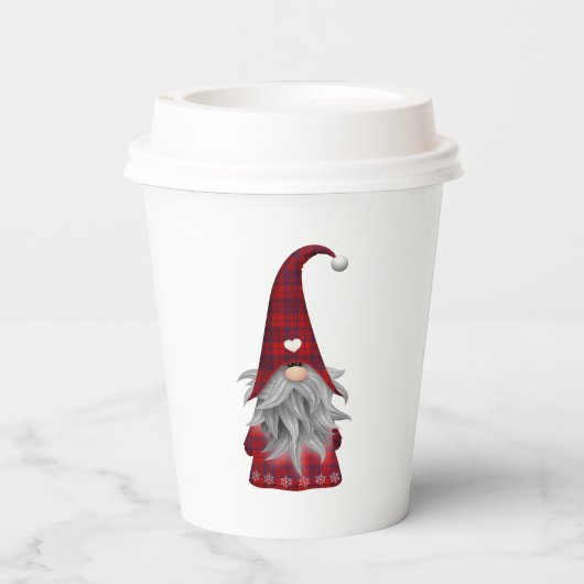 クリスマスサンタ 紙コップ (裏面)