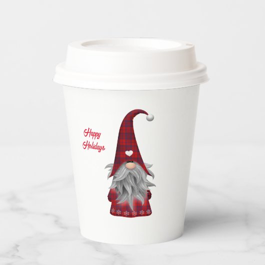 クリスマスサンタ 紙コップ (正面)