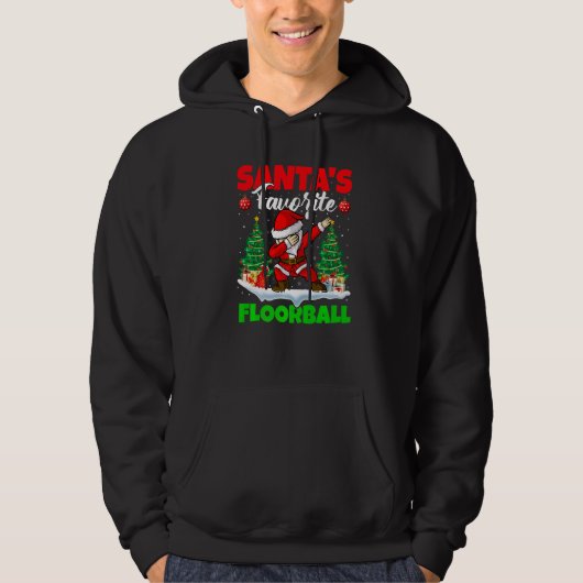 クリスマスサンタSフロールボールお気に入りのクリスマス パーカ (正面)