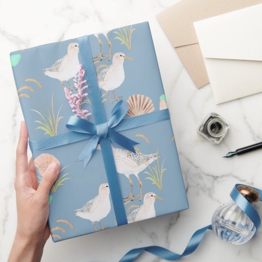 クリスマスサンドピアズオンビーチ ラッピングペーパー (ギフト)