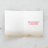 クリスマスサンドマンとパームツリー シーズンカード (内部)