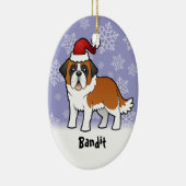 クリスマスサンベルナール峠 セラミックオーナメント (右)