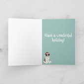 クリスマスサンベルナール カード (内部)