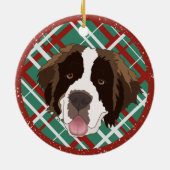 クリスマスサンベルナール セラミックオーナメント (裏面)