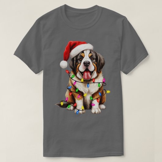 クリスマスサンベルナール Tシャツ (デザイン正面)