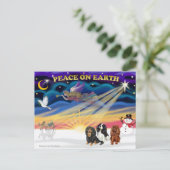 クリスマスサンライズ – キャリバリーキングチャールズ(3) ポストカード (スタンド正面)