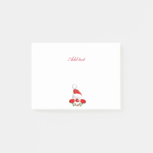 クリスマスサン人気があるタデザインテンプレート ポストイット (正面)