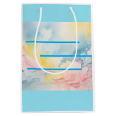 クリスマスサン海抱き枕 ミディアムペーパーバッグ (正面)