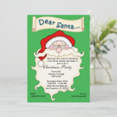 クリスマスサン親愛タウィッシュリスト招待状ホリデー 招待状 (スタンド正面)