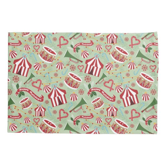 クリスマスサーカス 枕カバー (裏面)