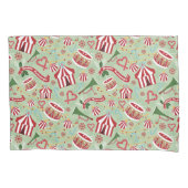 クリスマスサーカス 枕カバー (正面)