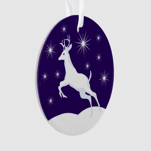クリスマスサークルオーナメントクリスマストナカイ オーナメント (正面)