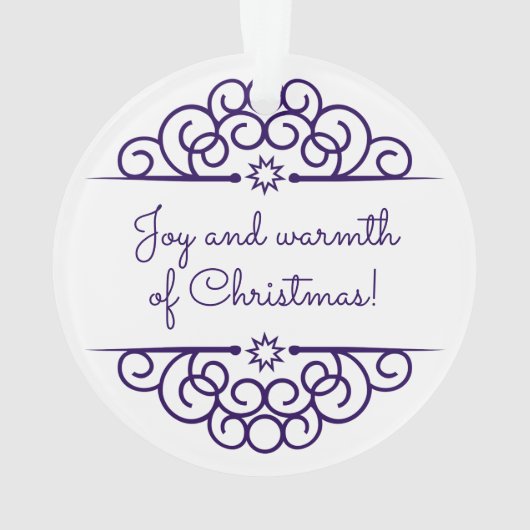 クリスマスサークルオーナメントクリスマストナカイ オーナメント (裏面)