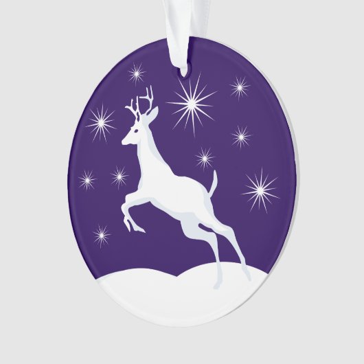 クリスマスサークルオーナメントクリスマストナカイ オーナメント (正面)