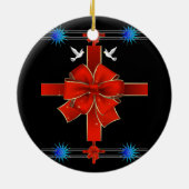 クリスマスサークルオーナメント セラミックオーナメント (裏面)