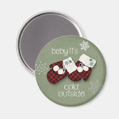 クリスマスサークル磁石 マグネット (正面/裏面)