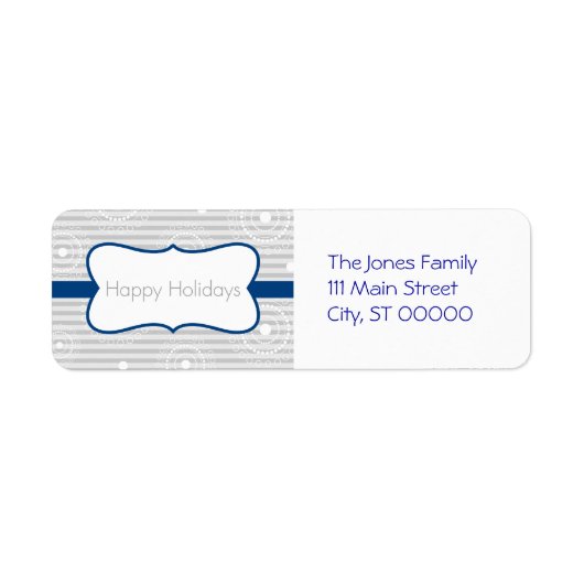 クリスマスサークル – ブルーシルバー ラベル (正面)