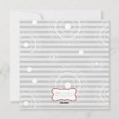 クリスマスサークル – 赤銀 シーズンカード (裏面)