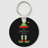 クリスマスザうれしそうな小妖精や小人おもしろいファミリーマッチンググループ キーホルダー (裏面)