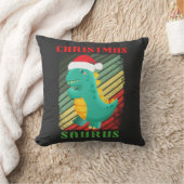 クリスマスザウルス クッション (ブランケット)